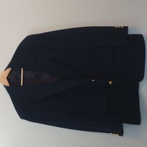 Vintage Palm Beach Navy Wool Blazer 43R*